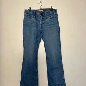 Madewell Blue Flared Jeans